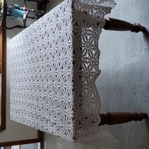 Vintage Handmade crochet tablecloth ~ price reduced